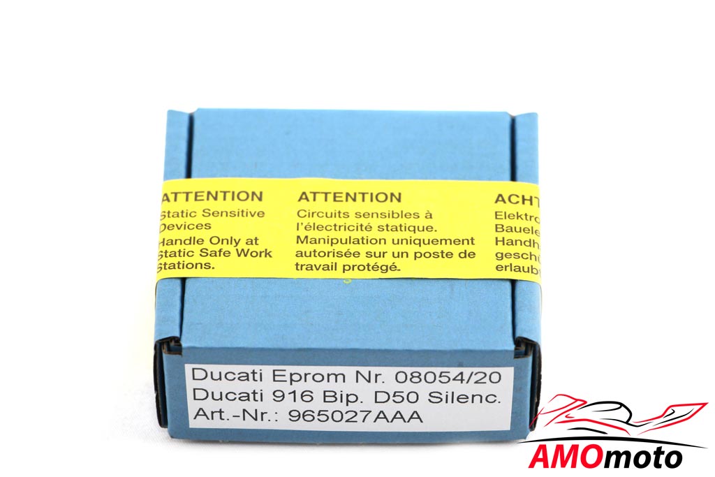 Ducati 916 Biposto 50 mm Schalldämpfer Eprom Nr. 08054/20 965027AAA 