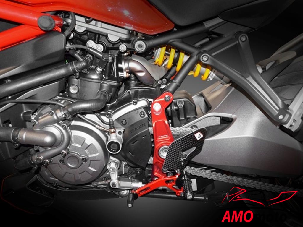 Ducabike PRM12R01  Monster 1200R einstellbare Fußrastenanlage 