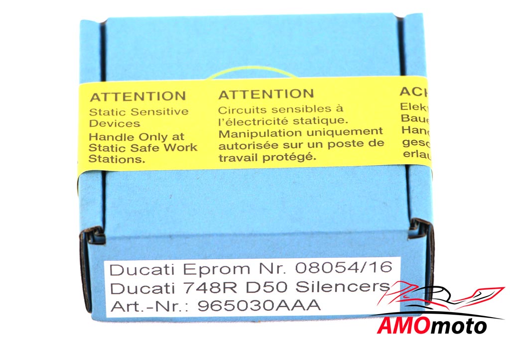 Ducati 748R 50 mm Schalldämpfer Eprom Nr. 08054/16  965030AAA