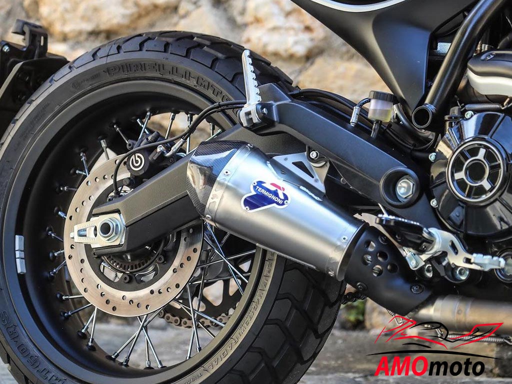 Ducati Scrambler 800 Termignoni Titan Auspuff Low Racing