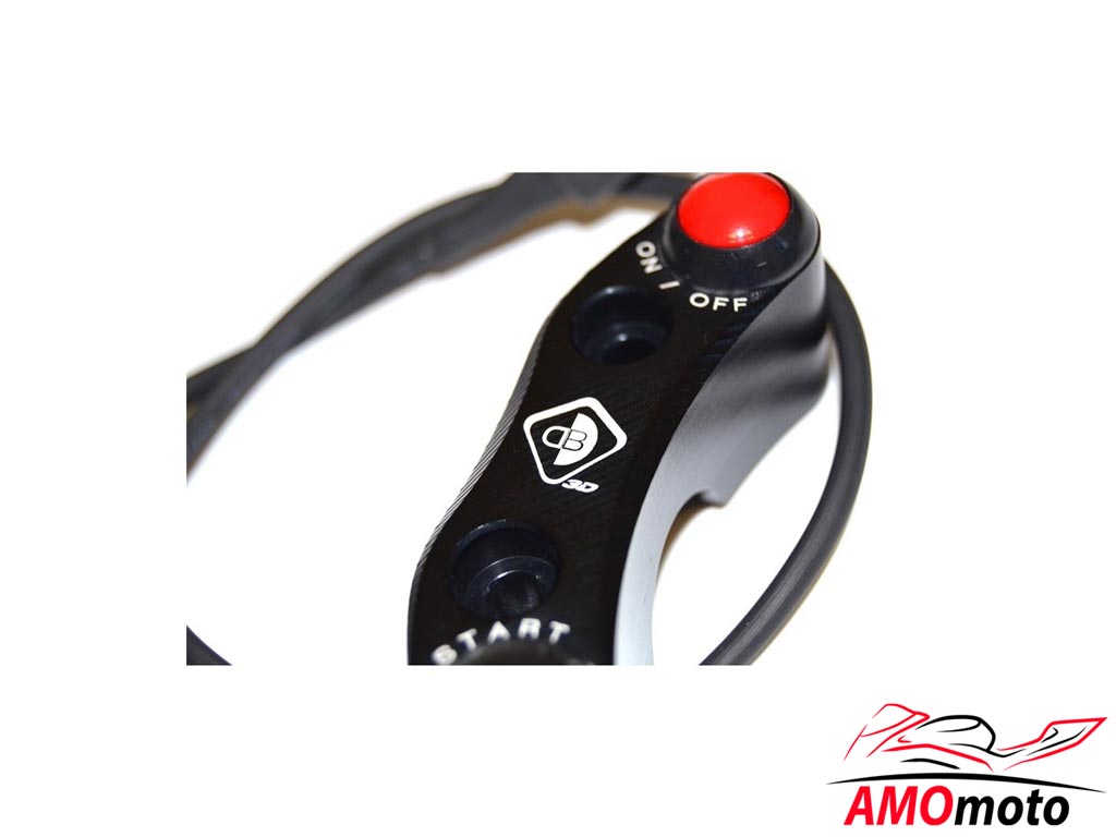 Ducabike CPPI06 Brembo Bremspumpenklemme mit integriertem Startknopf