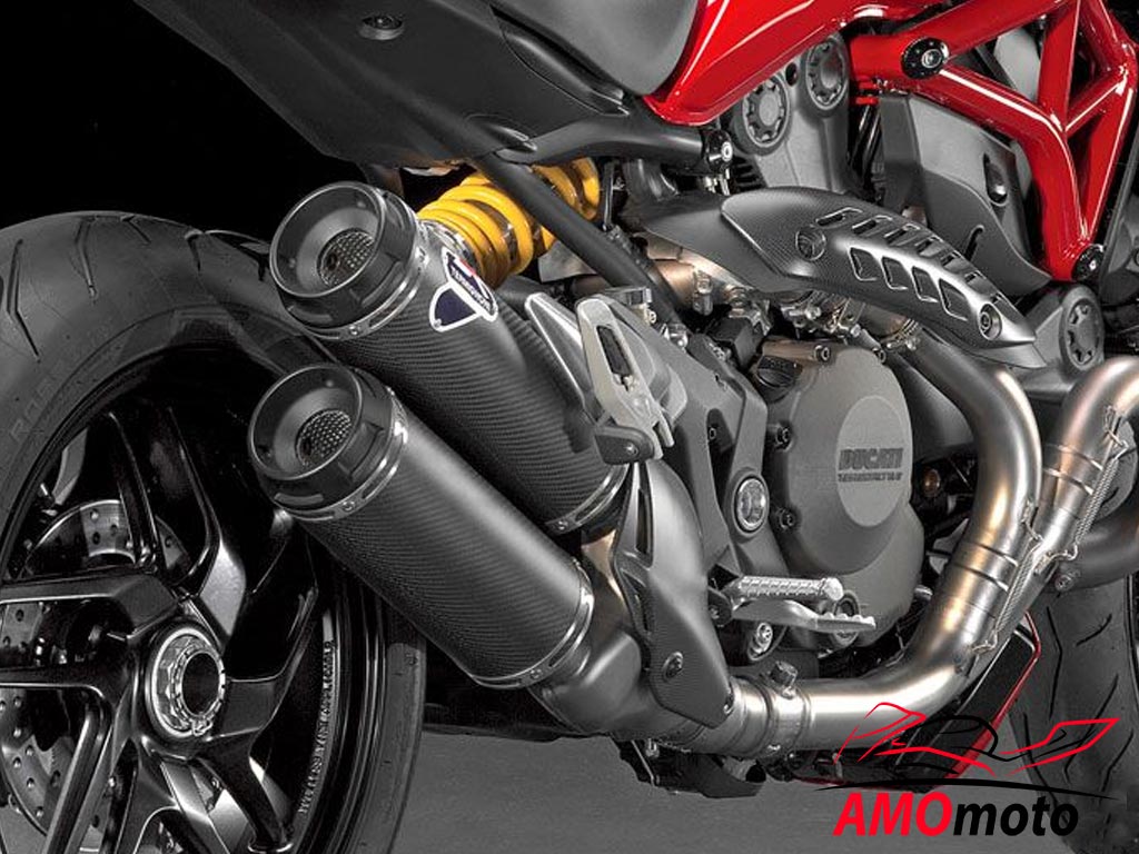Ducati Monster 1200 Termignoni Carbon Auspuff mit ABE