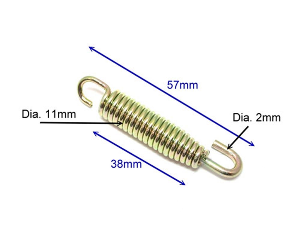 Auspuffkrümmerfedern 57 - 99 mm