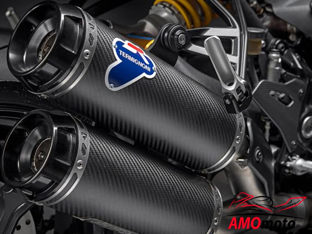 Ducati Monster 1200 Auspuff Carbon Racing Euro 4